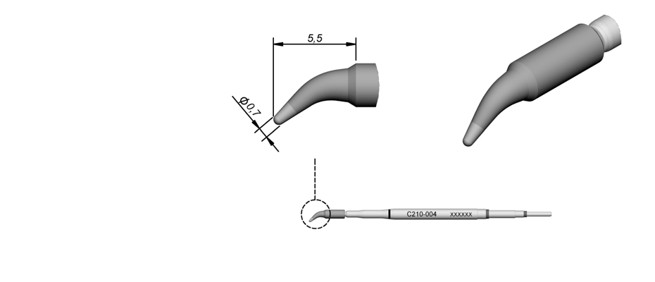 C210004 - Cartridge for T210 handpiece